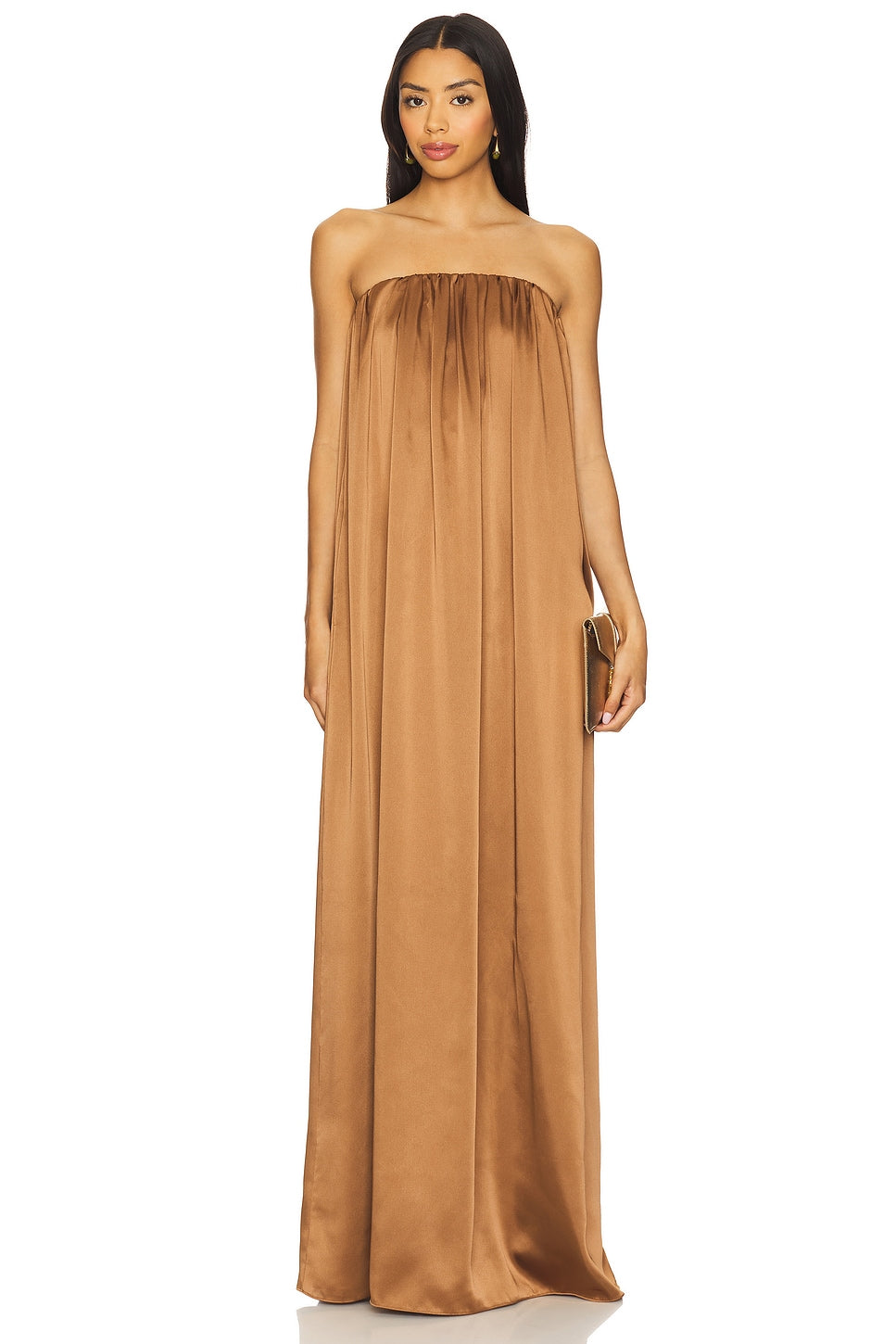 Monique Satin Maxi Dress