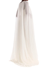 Floor Length Chiffon Evening Cape