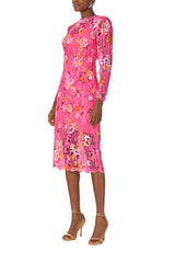 Long Sleeve Lace Sheath Dress