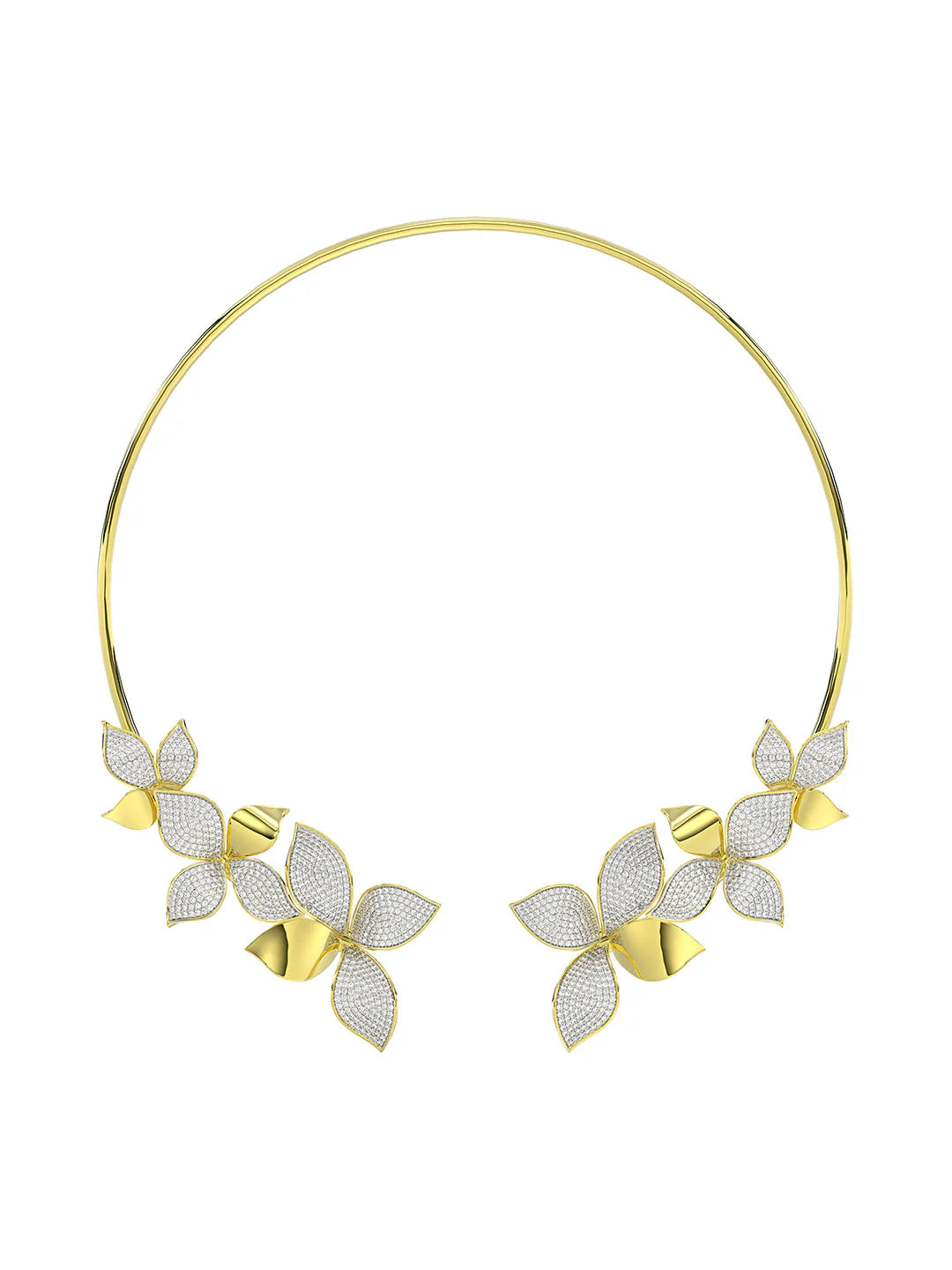 Wild Flower Yellow Gold Necklace