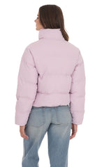 Puffer Jacket in Lilac