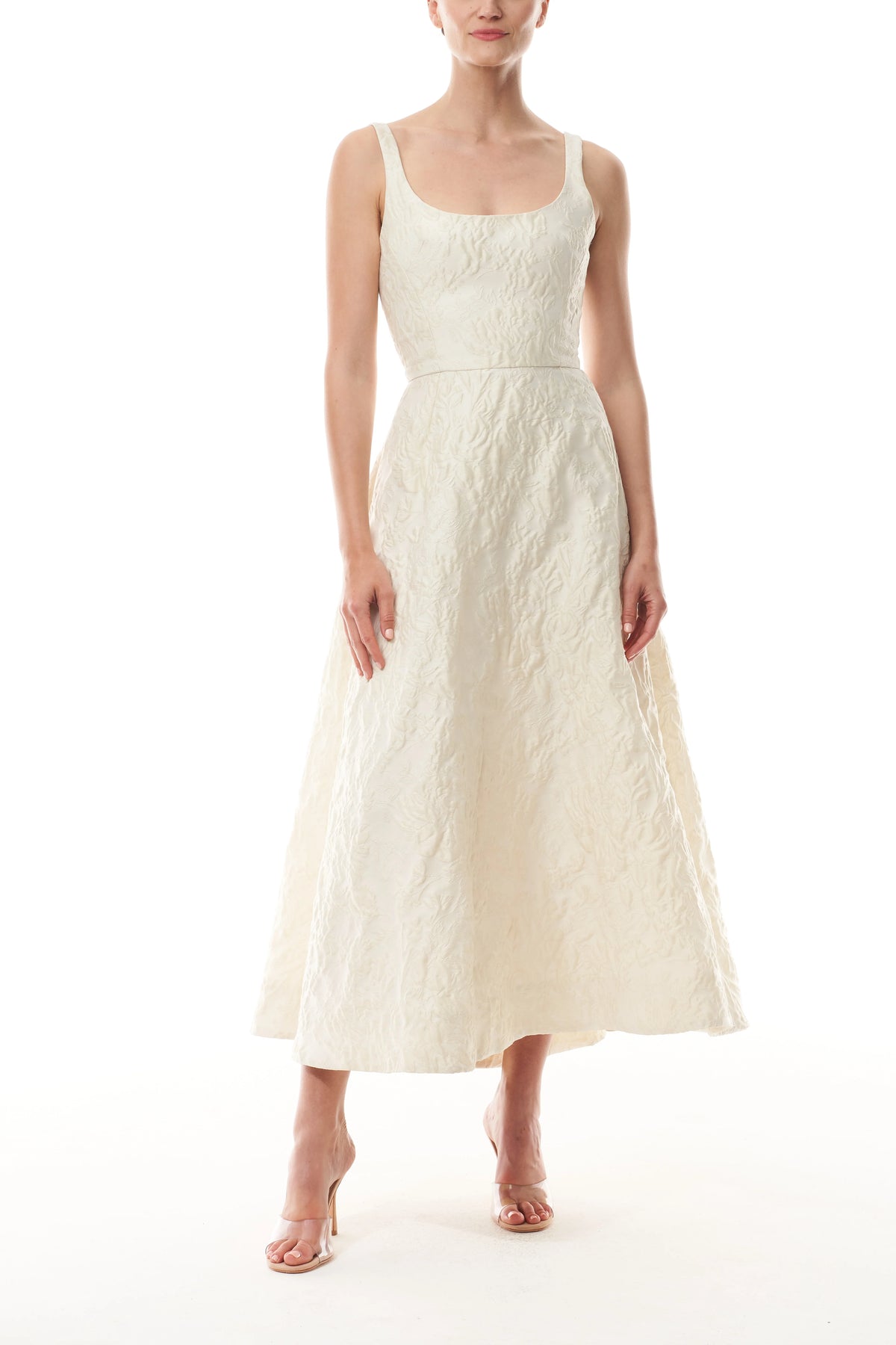 Scoop Neck A-Line Dress