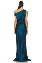 Strapped Off Shoulder Gown